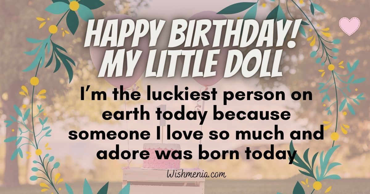 happy birthday little doll