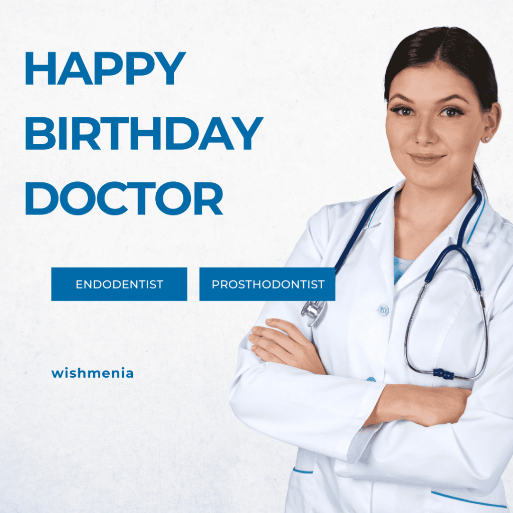 Birthday wishes for sweet Doctor