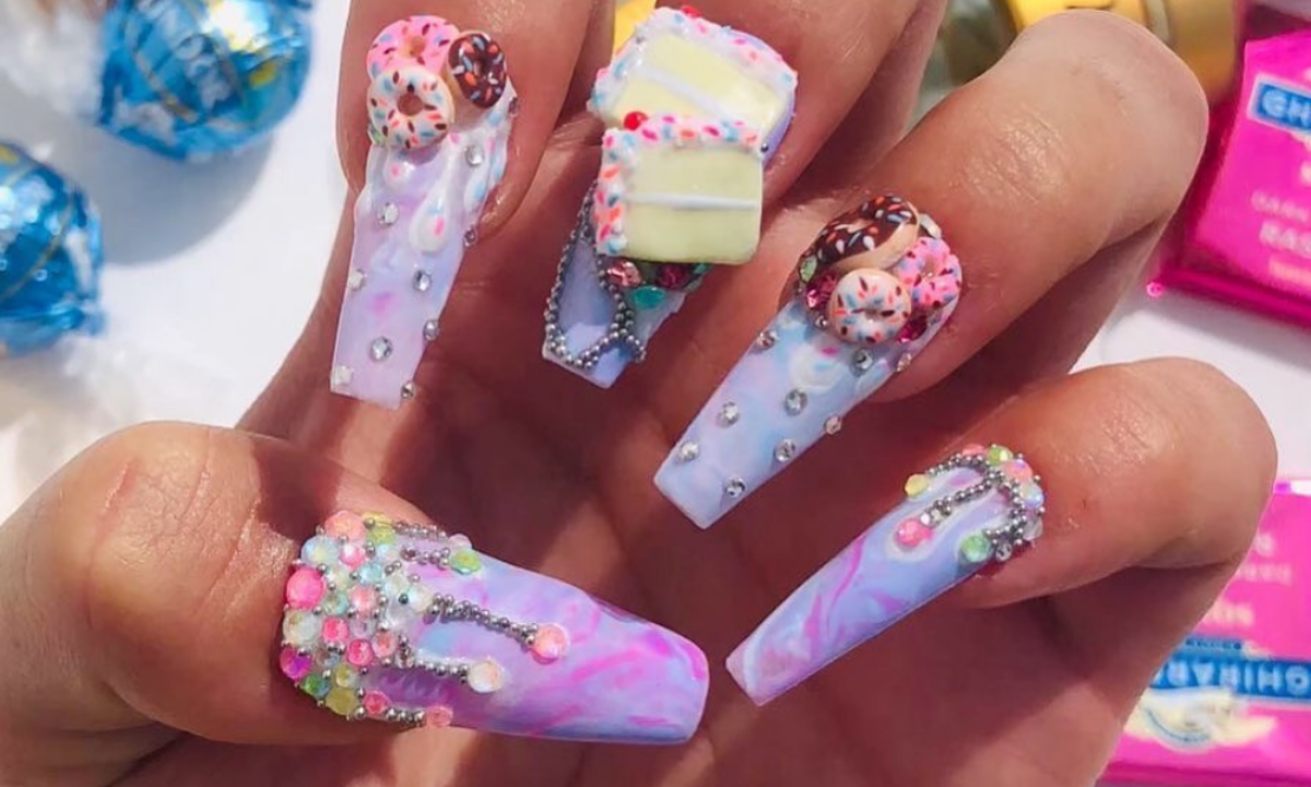 Cute Birthday Nails Ideas and Designs for Birthday Party