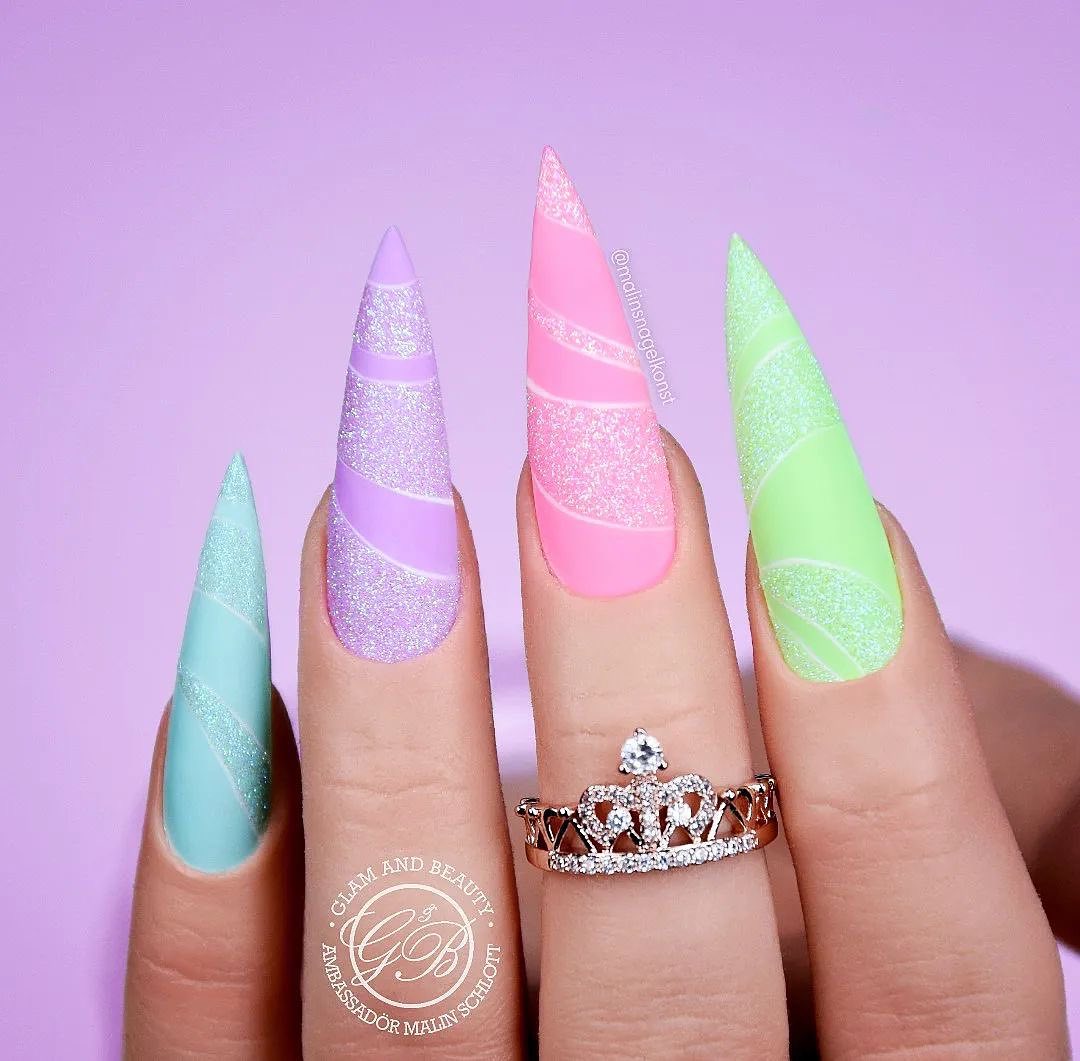 birthday nail design for women